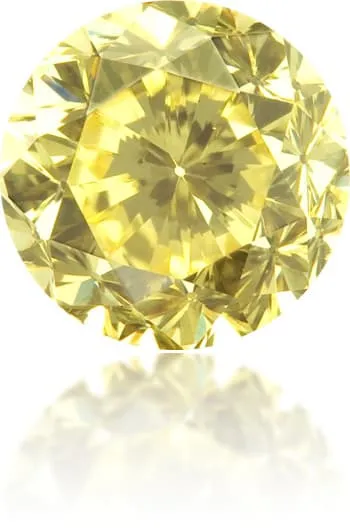 Langerman Diamonds Earrings Natural Yellow Diamond Round 102 ct Polished