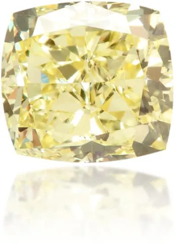 Langerman Diamonds Earrings Natural Yellow Diamond Square 080 ct Polished