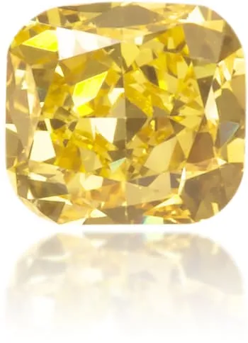 Langerman Diamonds Natural Yellow Diamond Cushion 024 ct Polished Earrings Langerman Diamonds Natural Yellow Diamond Cushion 024 ct Polished Earrings