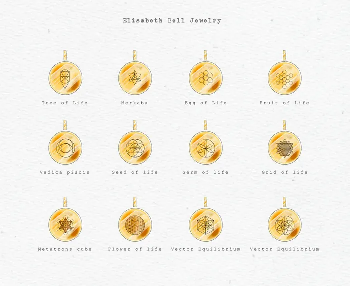 Large Angel Number Necklace Elisabeth Bell Necklaces