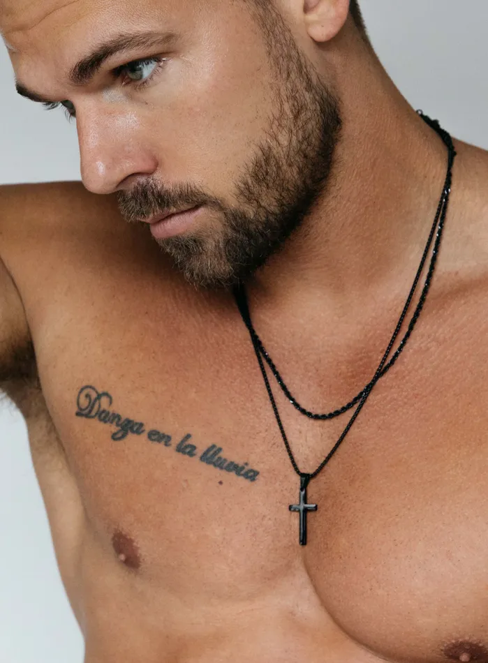 Large Black Cross Necklace Set for Men WE ARE ALL SMITH Mens Jewelry Clothing Necklaces Large Black Cross Necklace Set for Men WE ARE ALL SMITH Mens Jewelry Clothing Necklaces