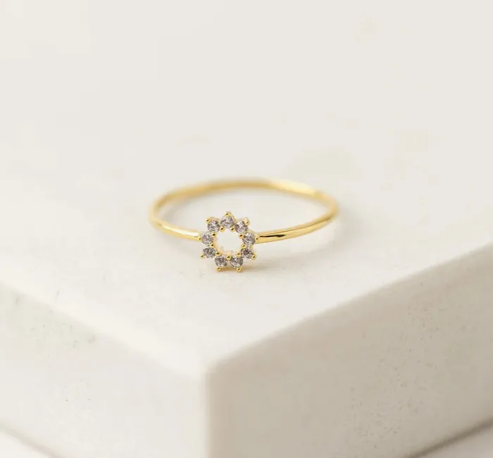 Lovers Tempo Rings Halo Mini Ring Gold
