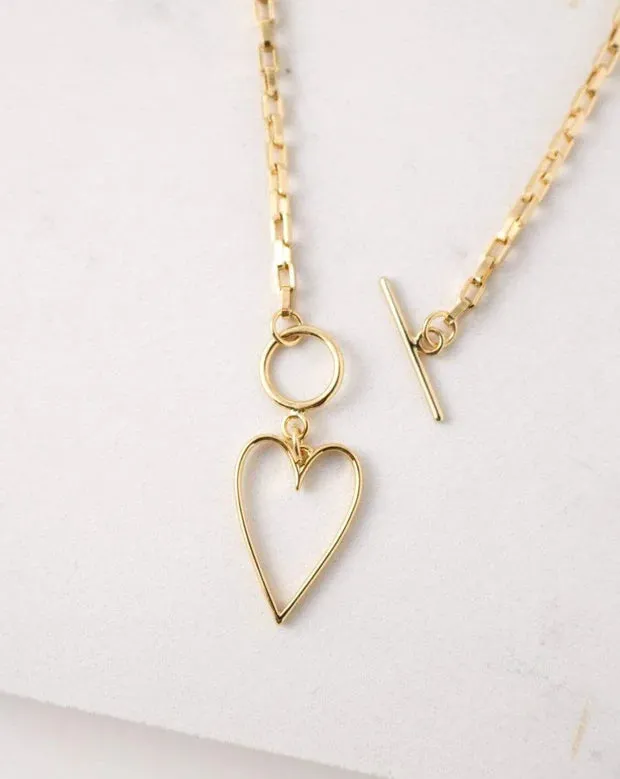 Lovestruck Heart Necklace Gold Lovers Tempo Necklaces