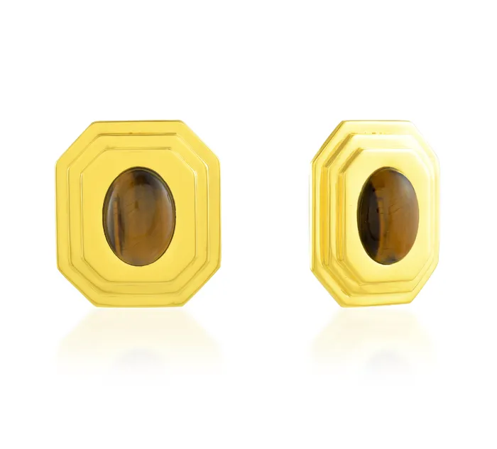 Mara Earring Tiger Eye Rendor Earrings