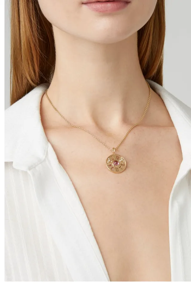 Marlo Laz Charm Necklaces Marlo Laz En Route Coin Charm Marlo Laz Charm Necklaces Marlo Laz En Route Coin Charm