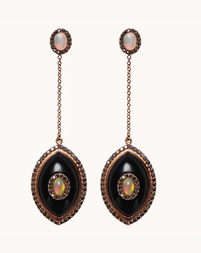 Marlo Laz Earrings Eyecon Earrings