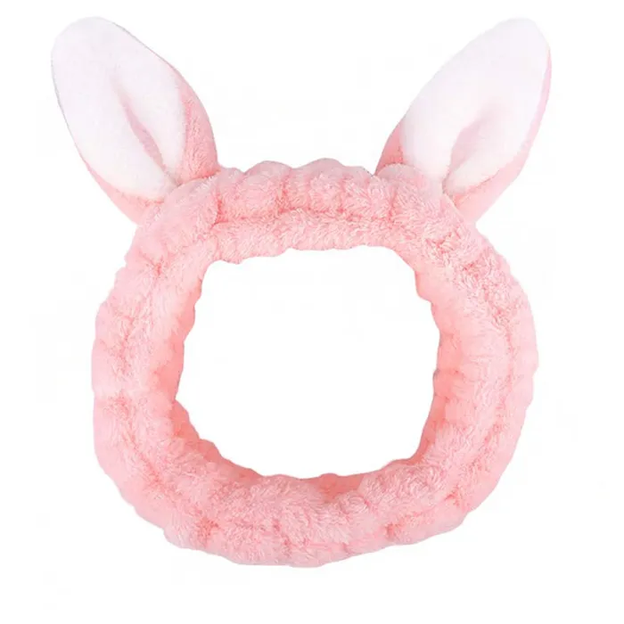 Melbees by Yellow Chimes Hair Band For Girls And Kids Woolen Pink Color Rabbit Ears Hair Bands for Girls and Kids Yellow Chimes Earrings