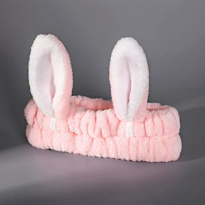 Melbees by Yellow Chimes Hair Band For Girls And Kids Woolen Pink Color Rabbit Ears Hair Bands for Girls and Kids Yellow Chimes Earrings