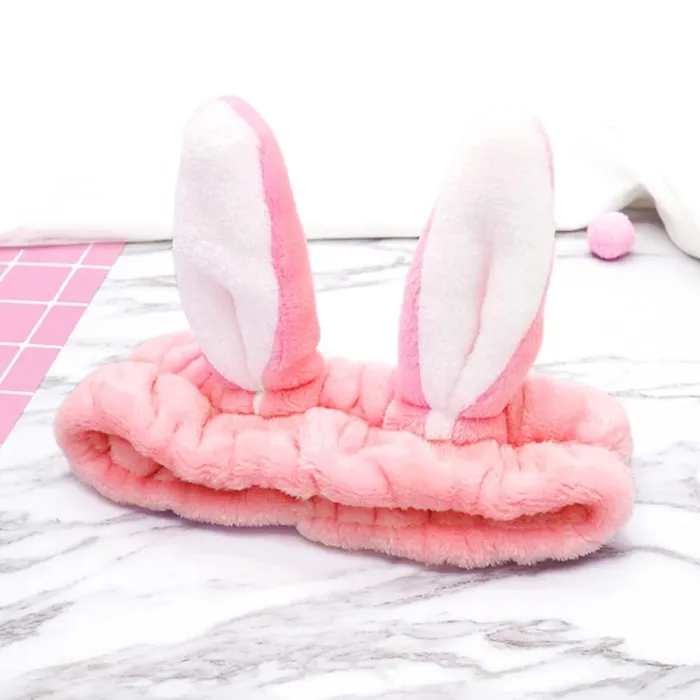 Melbees by Yellow Chimes Hair Band For Girls And Kids Woolen Pink Color Rabbit Ears Hair Bands for Girls and Kids Yellow Chimes Earrings