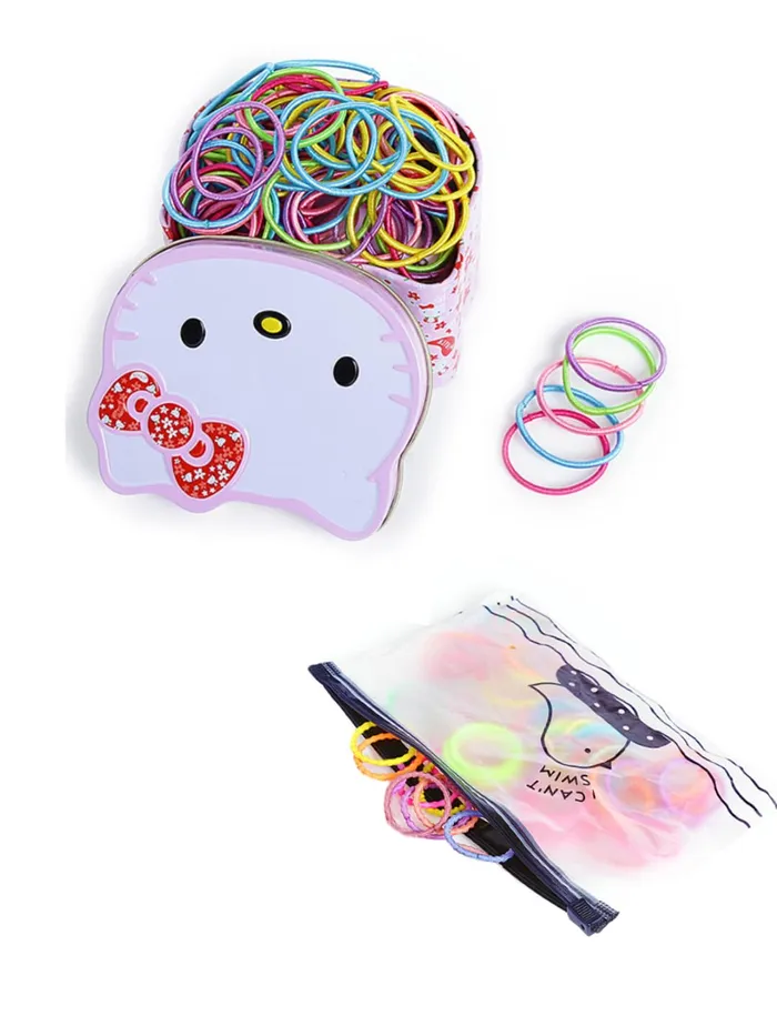 Melbees by Yellow Chimes Rubber Bands for Kids Girls Multicolor Rubberbands Small Pony Holders with Kitty Tin Storage Box for Girls and Kids Yellow Chimes Necklaces Melbees by Yellow Chimes Rubber Bands for Kids Girls Multicolor Rubberbands Small Pony Holders with Kitty Tin Storage Box for Girls and Kids Yellow Chimes Necklaces