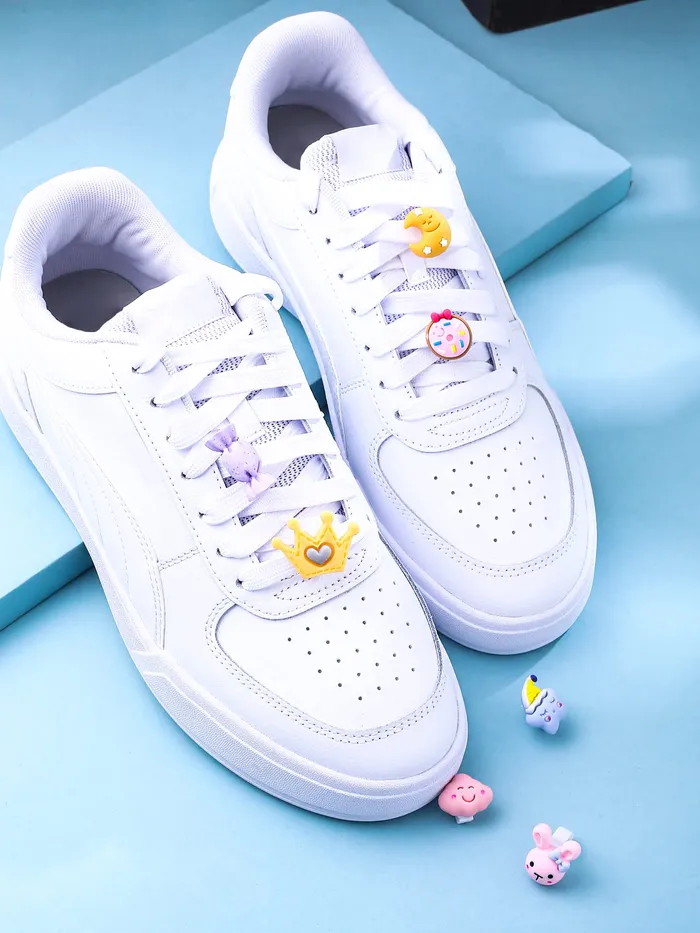 Melbees by Yellow Chimes Shoelace Charms for Kids Girls Teens Cute Characters Design Shoe Decoration Charms Shoelace Decor Charms for Unisex Pack of 8 Pcs Shoelace Charms for Sneakers Yellow Chimes Necklaces