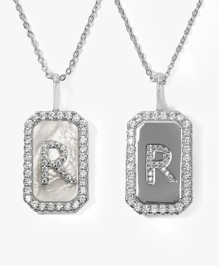 Melinda Maria Necklaces Love Letters DoubleSided Necklace