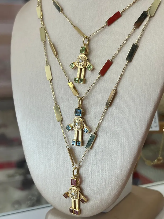 Millo Jewelry Necklaces Millo Gold Bar Chain Necklace