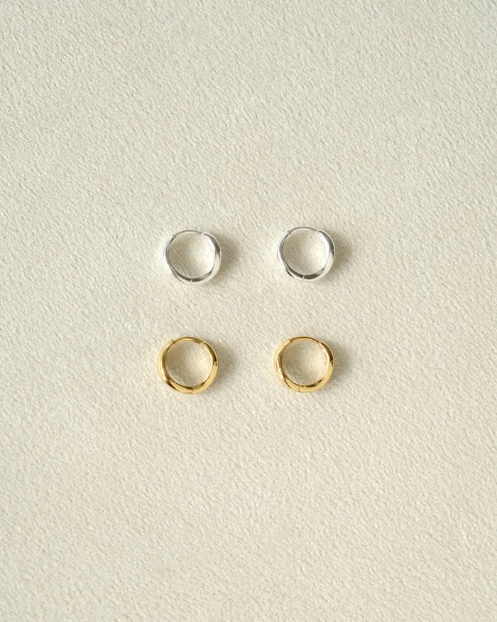 Mini Ore Twisted Hoop Earrings MYJN Earrings