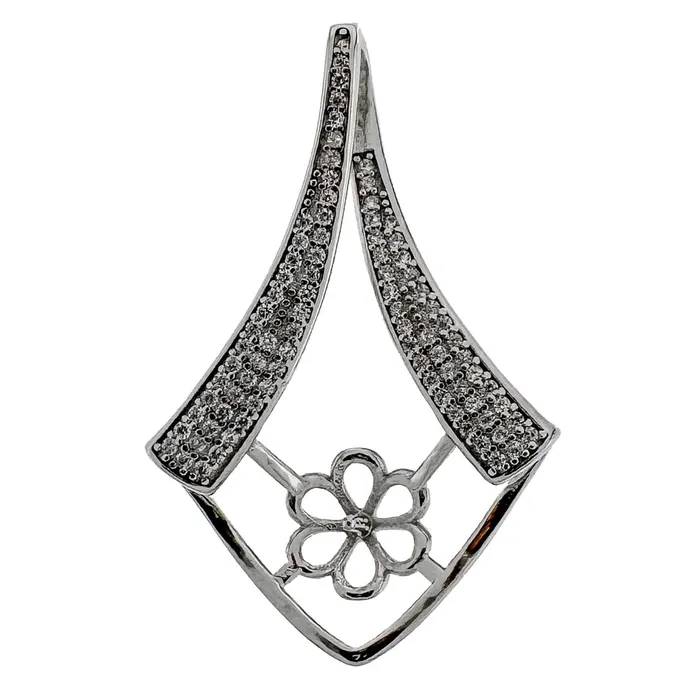 MPST022 Necklaces DIY Mount Pendant 925 Sterling Silver Timeless Grace Pendant MPST022 Necklaces DIY Mount Pendant 925 Sterling Silver Timeless Grace Pendant