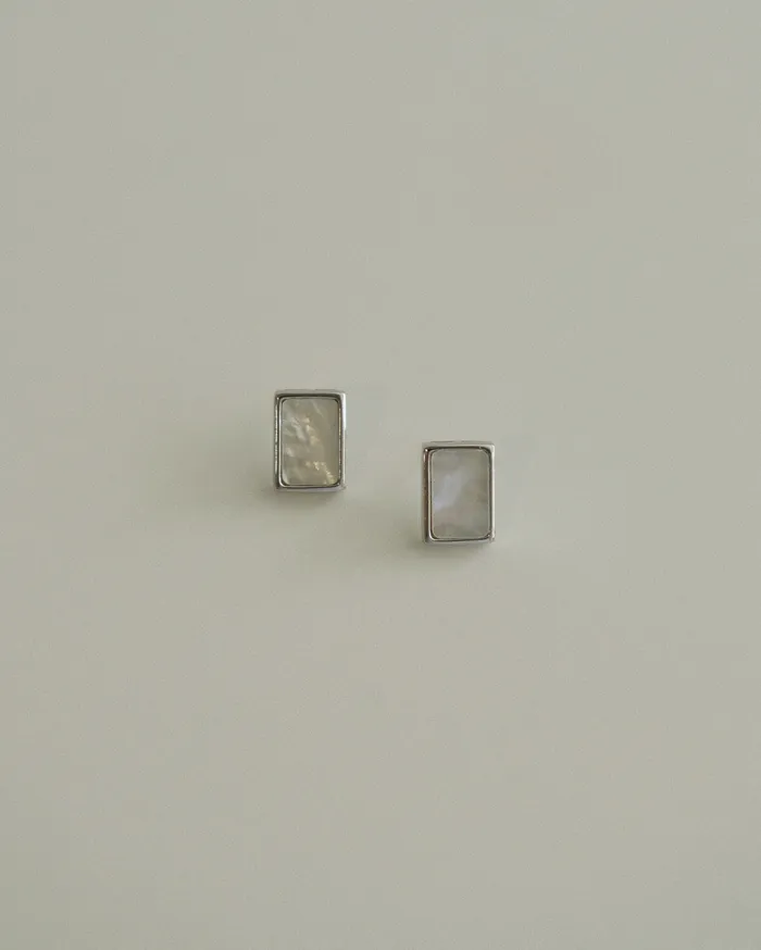 MYJN Earrings Beatha Mother of Pearl Stud Earrings