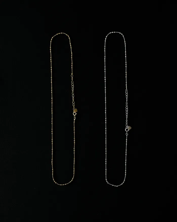 MYJN Necklaces Blanca Tiny Bubble Chain Choker Necklace