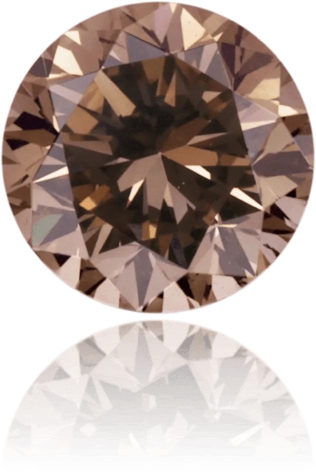 Natural Brown Diamond Round 051 ct Polished Langerman Diamonds Earrings Natural Brown Diamond Round 051 ct Polished Langerman Diamonds Earrings