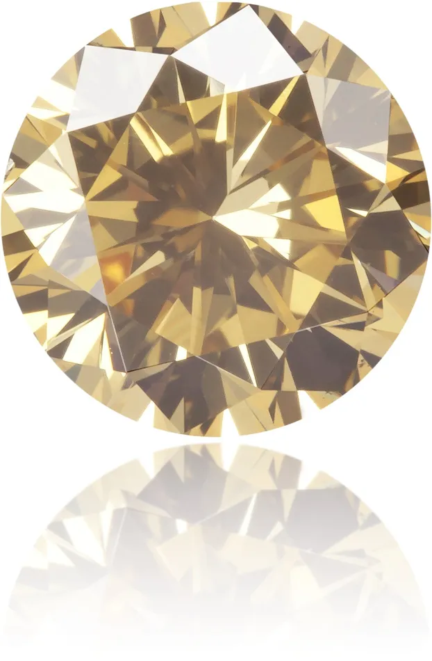 Natural Brown Diamond Round 139 ct Polished Langerman Diamonds Earrings
