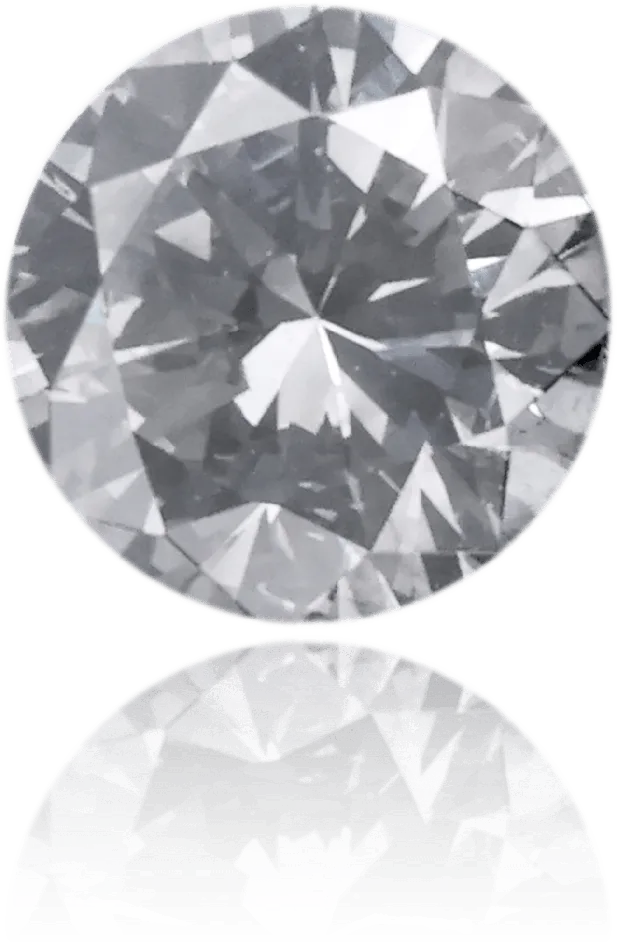 Natural Gray Diamond Round 050 ct Polished Langerman Diamonds Earrings
