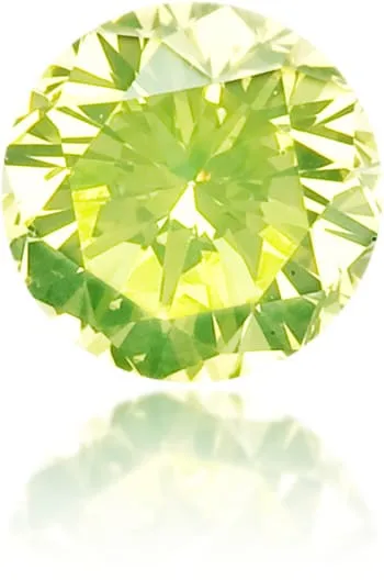 Natural Green Diamond Round 016 ct Polished Langerman Diamonds Earrings