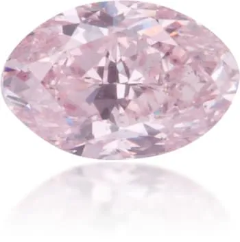 Natural Pink Diamond Oval 032 ct Polished Langerman Diamonds Earrings