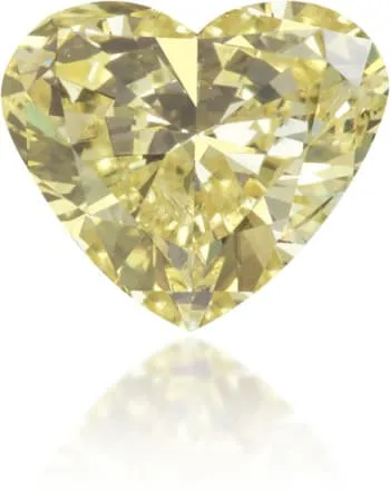 Natural Yellow Diamond Heart Shape 051 ct Polished Langerman Diamonds Necklaces Natural Yellow Diamond Heart Shape 051 ct Polished Langerman Diamonds Necklaces
