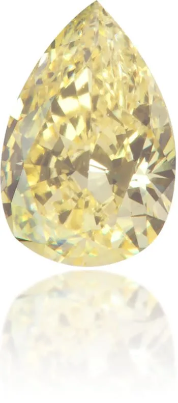 Natural Yellow Diamond Pear Shape 056 ct Polished Langerman Diamonds Earrings Natural Yellow Diamond Pear Shape 056 ct Polished Langerman Diamonds Earrings