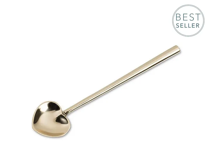 Necklaces Abbott Heart Small Spoon Gold