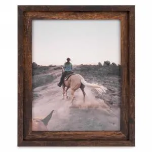 Necklaces Attitudes Import Brown Trim 8x10 Photo Frame