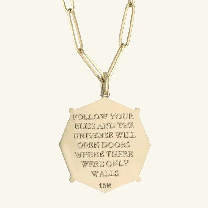 Necklaces Bliss Octagon Charm Necklace zahava