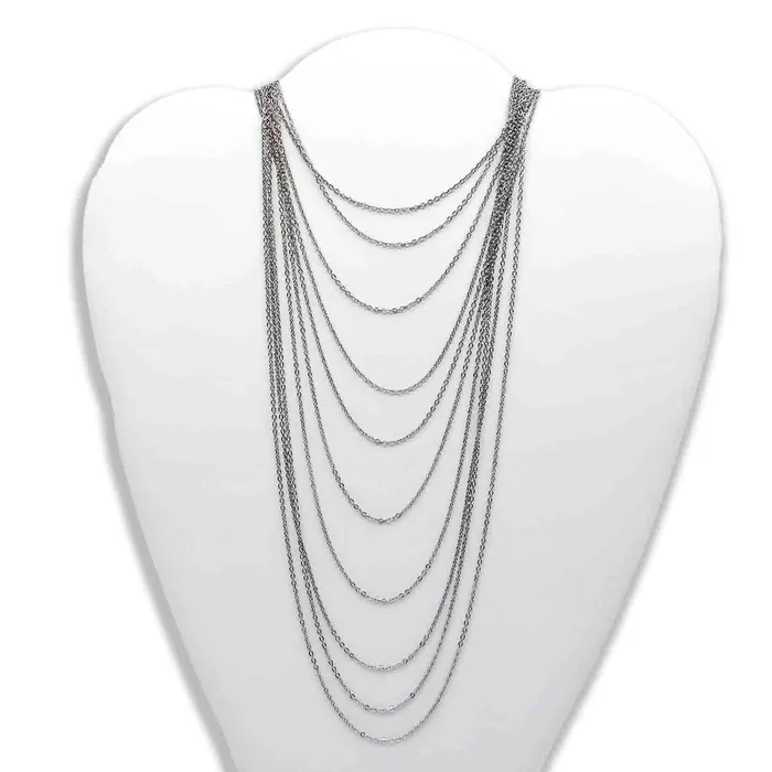 Necklaces Chain Rolo Stainless Steel NRSP