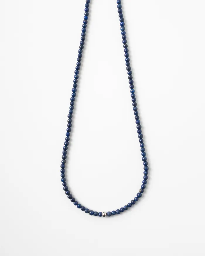 Necklaces CUN Azul Petite Lapis Beaded Necklace