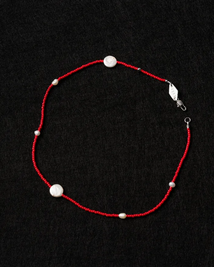 Necklaces CUN Sora Japanese Beaded Pearl Necklace