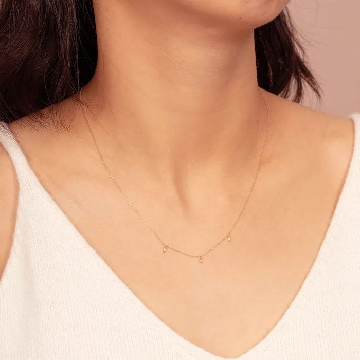 Necklaces DEMI Topaz Triple Necklace AURELIE GI