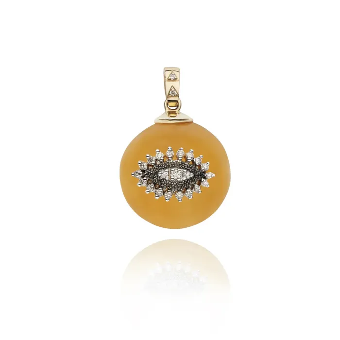 Necklaces Eye on me Aventurine pendant Van Den Abeele