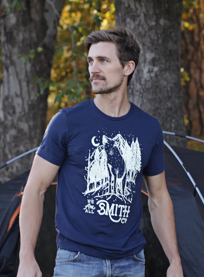 Necklaces Howl at the Moon Short sleeve tshirt WE ARE ALL SMITH