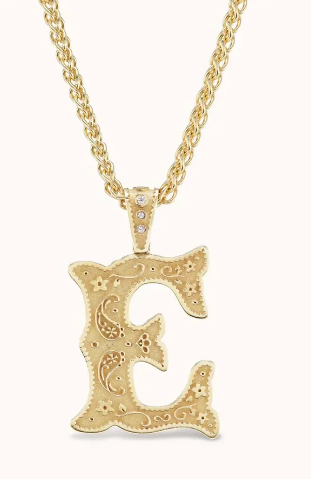 Necklaces Marlo Laz LARGE SOUTHWESTERN CHARM NECKLACE