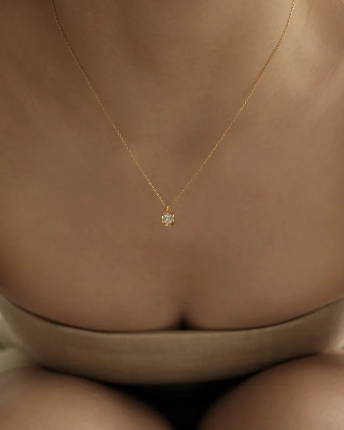 Necklaces MYJN Odelet Diamond Pendant Necklace
