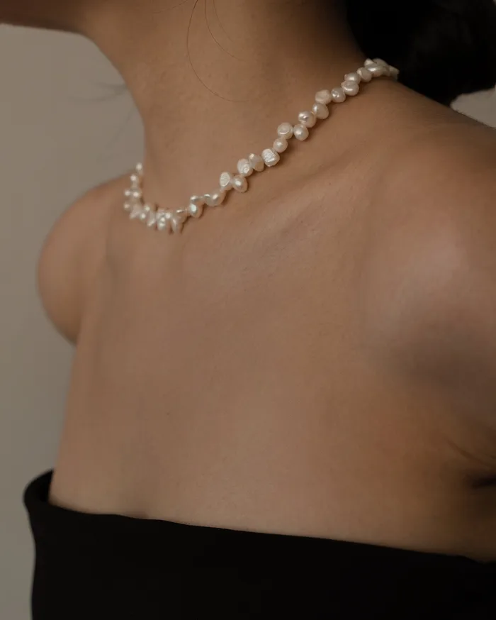 Necklaces MYJN Zoe Baroque Pearl Choker Necklace
