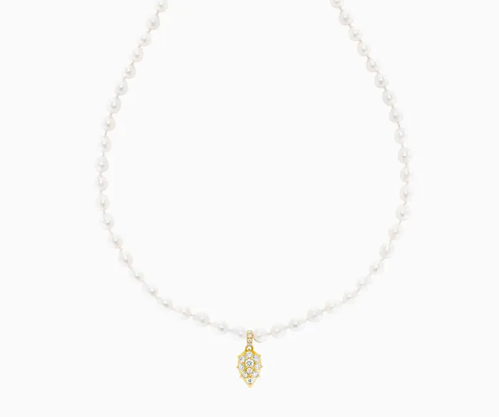 Necklaces Pasha Pearl Necklace Carbon Hyde