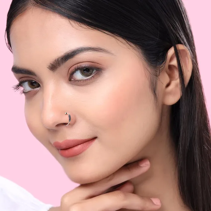 Necklaces Raajsi by Yellow Chimes 925 Sterling Silver Nose Pin for Women and Girls Birthday Gift for girls and women Anniversary Gift for WifeWith Certificate of Authenticity and 6 Months Warranty Yellow Chimes