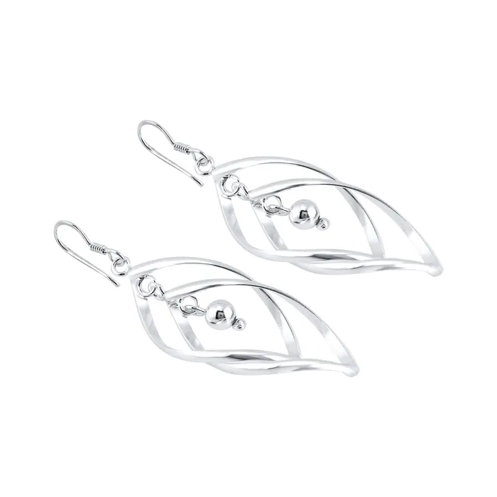 Necklaces Raajsi by Yellow Chimes Yellow Chimes 925 Sterling Silver Hallmark and Certified Purity Dangler Earrings for Women and Girls