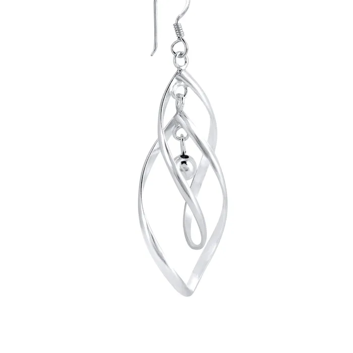 Necklaces Raajsi by Yellow Chimes Yellow Chimes 925 Sterling Silver Hallmark and Certified Purity Dangler Earrings for Women and Girls