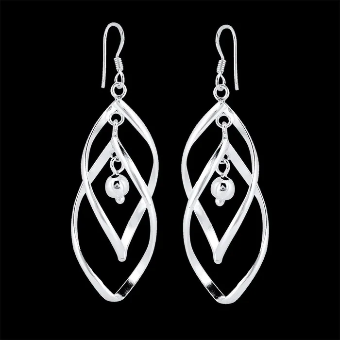 Necklaces Raajsi by Yellow Chimes Yellow Chimes 925 Sterling Silver Hallmark and Certified Purity Dangler Earrings for Women and Girls