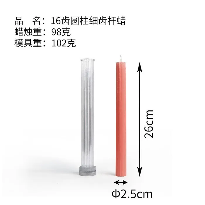 Necklaces Resin Art Hub Acrylic Mold For Long Thin Candles