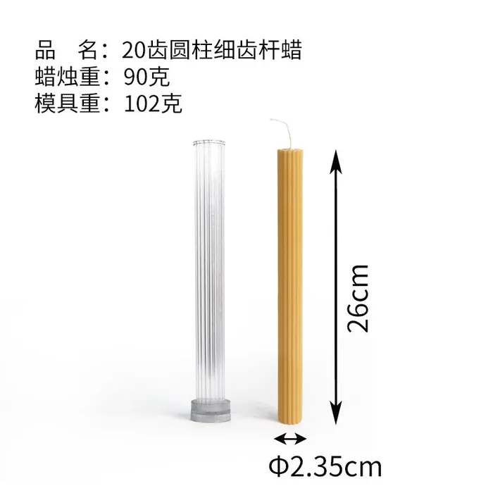 Necklaces Resin Art Hub Acrylic Mold For Long Thin Candles