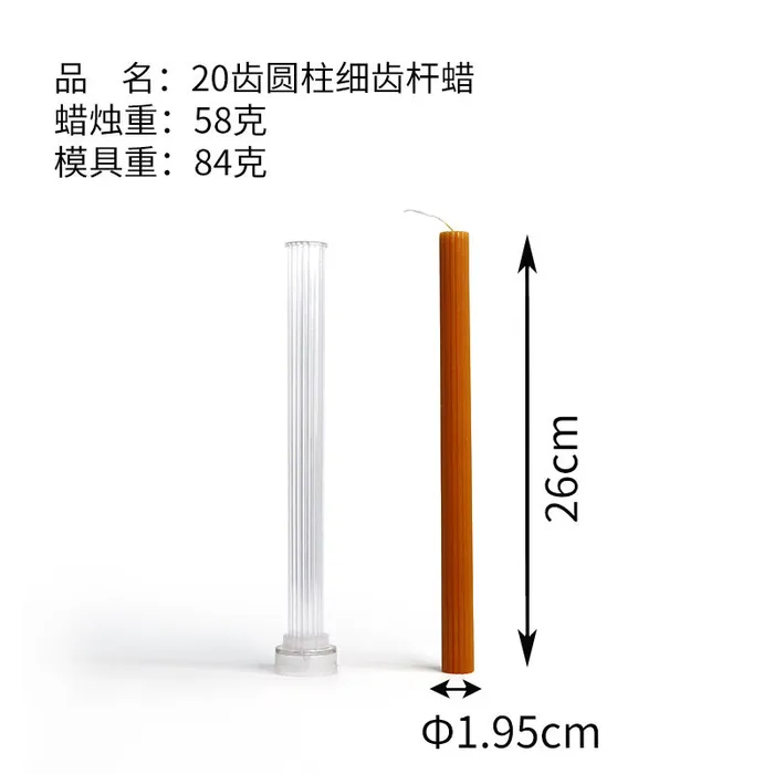 Necklaces Resin Art Hub Acrylic Mold For Long Thin Candles