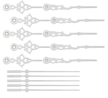 Necklaces Resin Art Hub White Antique Clock Hands Needles for Clock Making