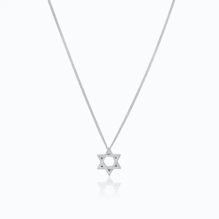 Necklaces Tane STAR OF DAVID PENDANT 42CM